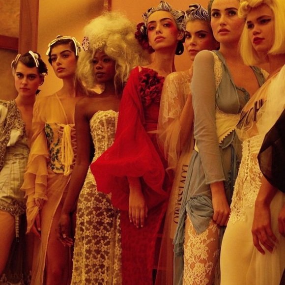 Rosamosario Black Marabou and Tulle Sheer Top Lingerie as Outerwear - Picture 9 of 9